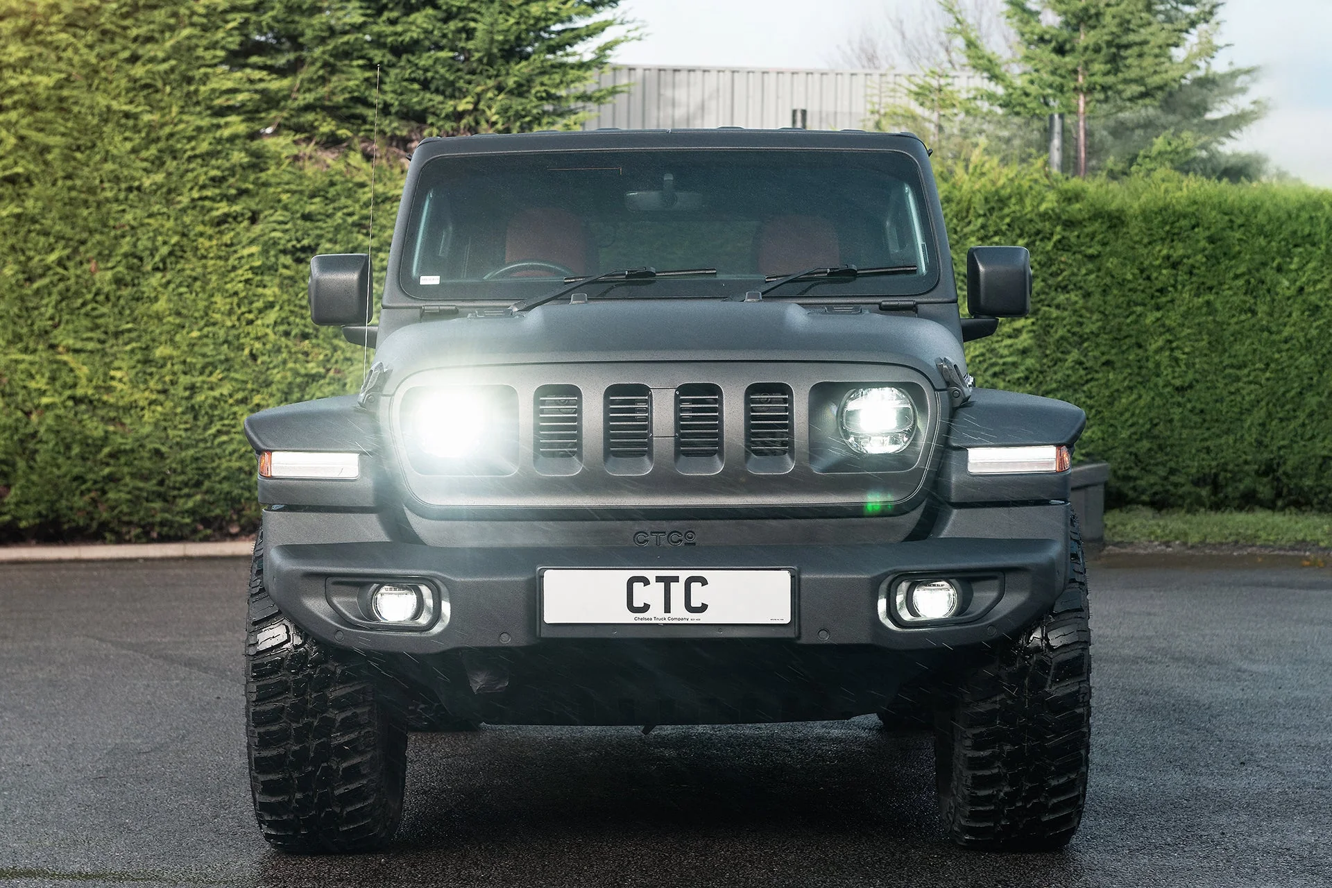 JEEP WRANGLER JL (2018 Onwards) SLIMLINE 4 SLOT FRONT GRILLE - Image 4