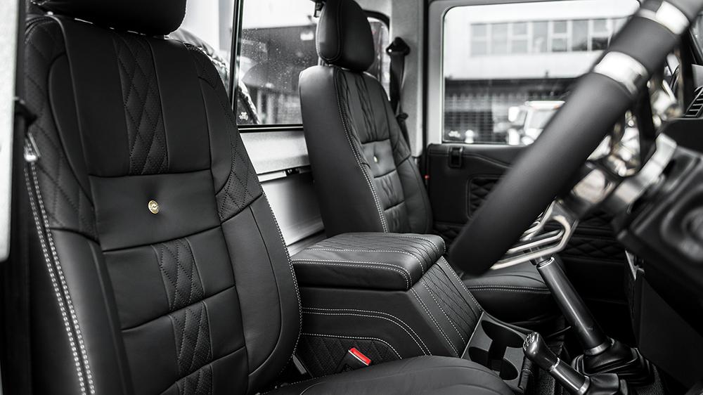 LAND ROVER DEFENDER 90 (1991-2016) PICKUP COMFORT LEATHER INTERIOR - Image 2